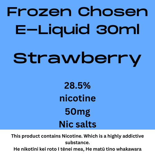 Frozen Chosen Strawberry 50mg Nic Salt