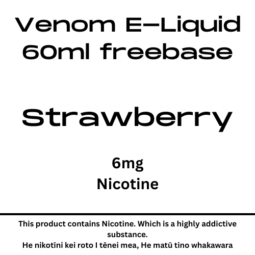 Venom 6mg Strawberry Mint 60ml
