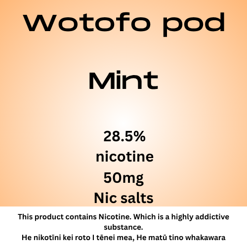 Wotofo Nexpod Mint Pod 40mg Nic Tote