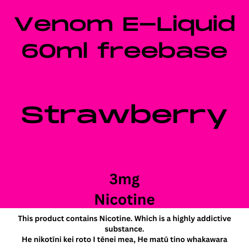 Venom 3mg Strawberry Mint 60ml