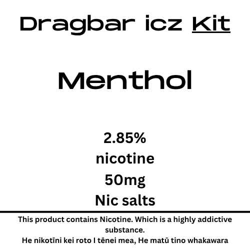 Dragbar Icz Max Kit Menthol 28.5mg/ml Nicotine