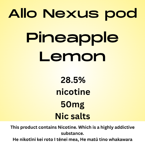 Nexus Pod Pineapple Lemon 6000puffs 50mg Nic Salt