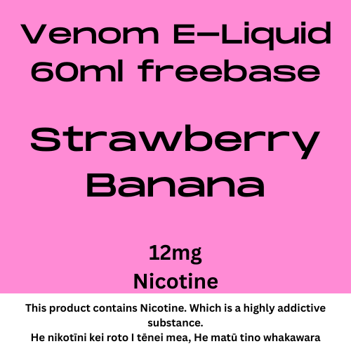 Venom 12mg Strawberry Banana 60ml