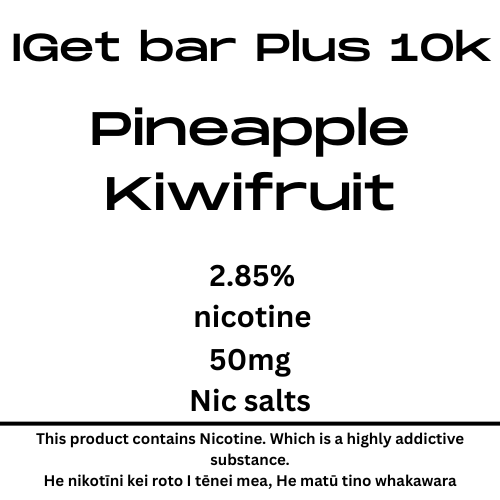 Iget Bar Plus Pod 3.0 Pineapple Kiwifruit 28.5mg Nicotine