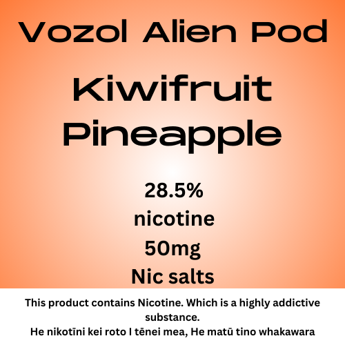 Vozol Alien Luxe Pod Kiwifruit Pineapple 25mg/ml Nicotine