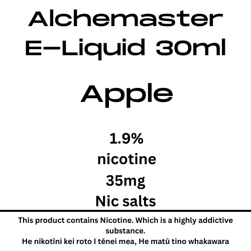 Alchemaster Sour Apple 35mg Nic Tote
