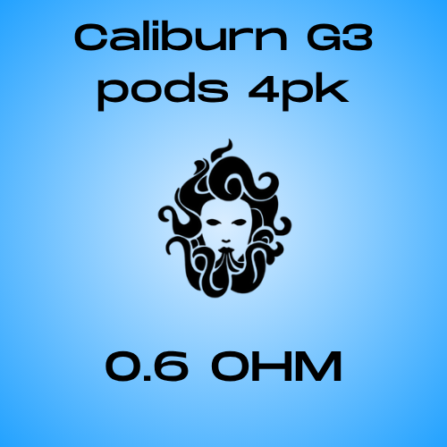 Caliburn G3 Pods 4pc 0.6ohm