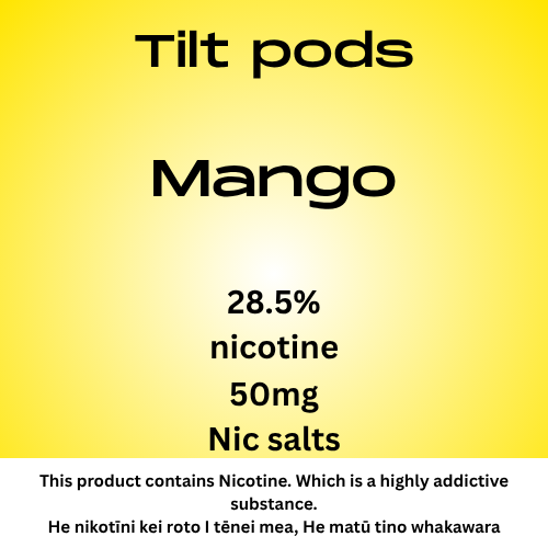 TILT Prefilled Pod Mango 50mg Nic Salt