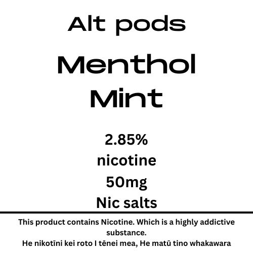 Alt Nu Pods Menthol Mint 2.85% Nicotine
