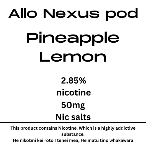 Nexus Pod Pineapple Lemon 6000puffs 50mg Nic Salt