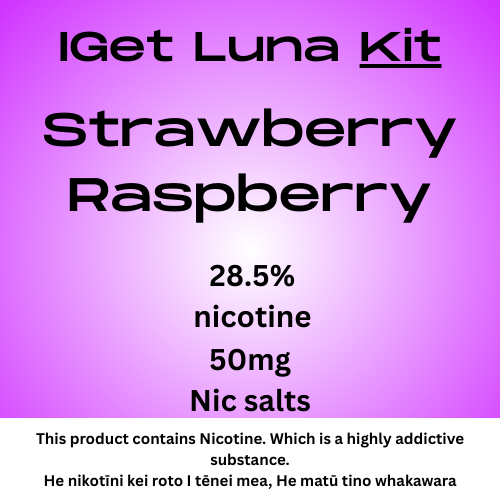 Iget Luna Kit Strawberry Raspberry 28.5mg Nicotine