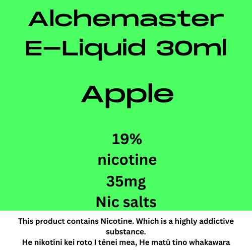 Alchemaster Sour Apple 35mg Nic Tote