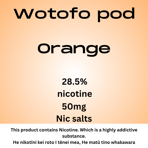 Wotofo Nexpod Pod Orange Citrus 40mg Nic Salt