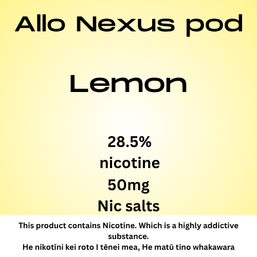 Nexus Pod Lemon 6000puffs 50mg Nic Salt