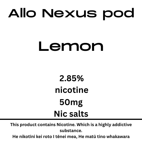 Nexus Pod Lemon 6000puffs 50mg Nic Salt