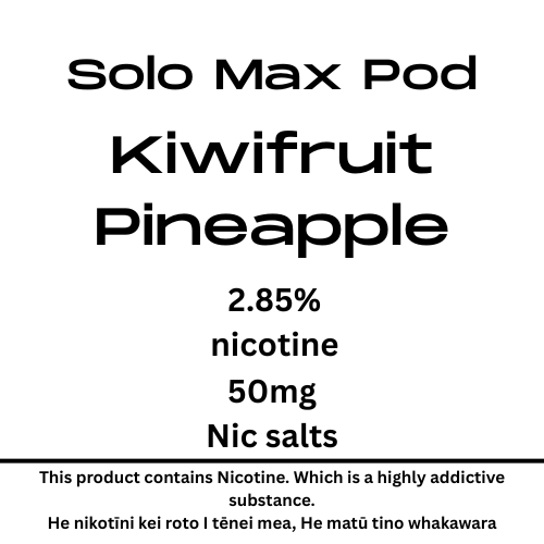 Solo Max Pod Kiwifruit Pineapple 28.5mg Nicotine