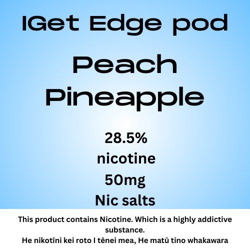 Iget Edge Pod Peach Pineapple 28.5mg Nicotine