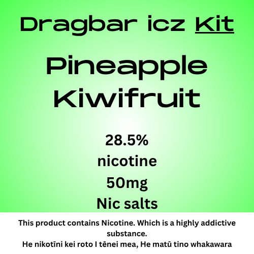 Dragbar Icz Max Kit Pineapple Kiwifruit 28.5mg/ml Nicotine