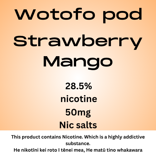 Wotofo Nexpod Pod Strawberry Mango 40mg Nic Salt