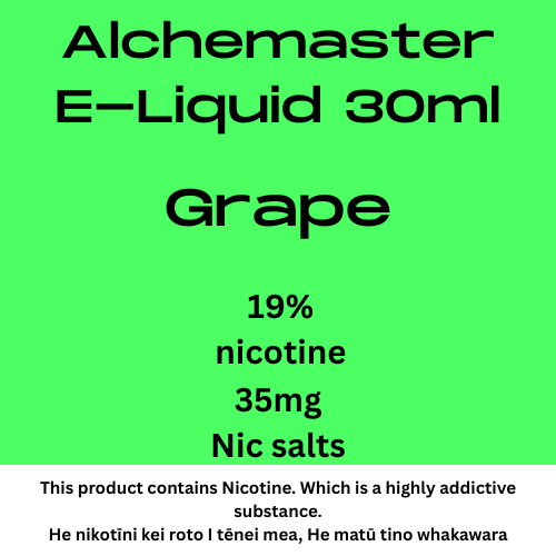 Alchemaster Crystal Grape 35mg Nic Tote