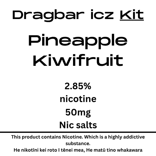 Dragbar Icz Max Kit Pineapple Kiwifruit 28.5mg/ml Nicotine
