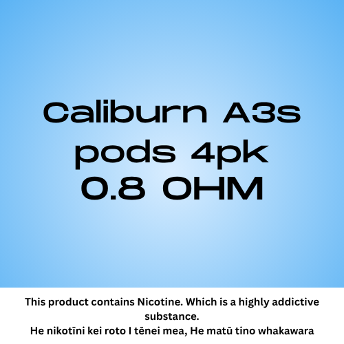 Caliburn A3s Pod 4pc 0.8