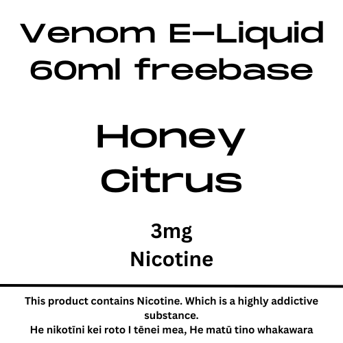 Venom 3mg Honey Citrus 60ml
