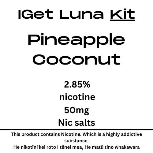 Iget Luna Kit Pineapple Coconut 28.5mg Nicotine