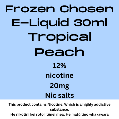 Frozen Chosen Tropical Peach 20mg Nic Salt