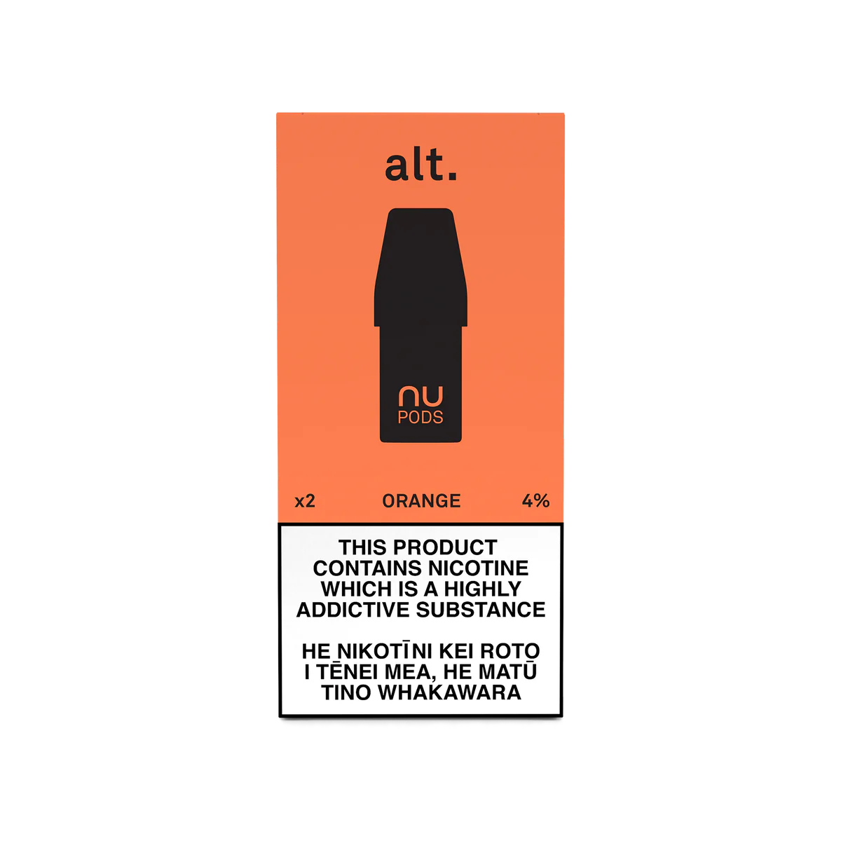 Alt Nu Pods Orange 40mg Nic Salt