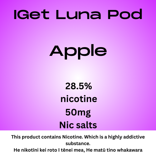 Iget Luna Pod Apple 28.5mg Nicotine