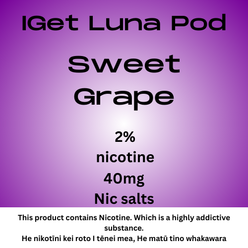 Iget Luna Pod Sweet grape 20mg/ml Nicotine