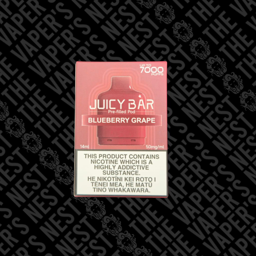 Juicy Bar Pod Blueberry Grape 50mg Nic Tote