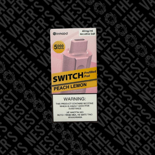 Whakawhiti Peach Lemonade 40mg Nic Salt Pod