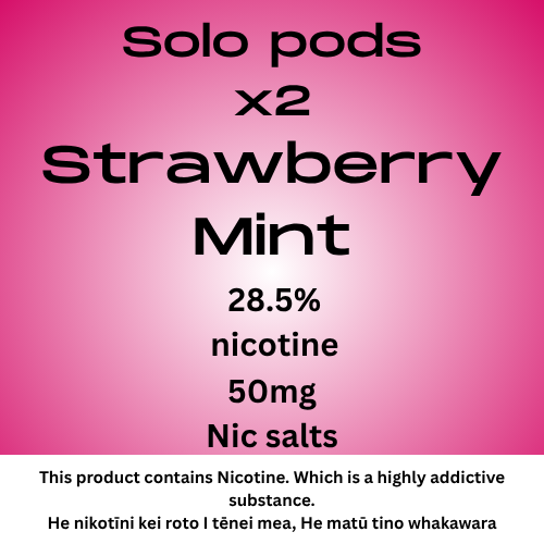 Solo Plus Pod Strawberry Mint 28.5mg/ml Nicotine