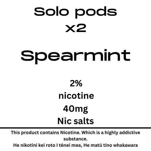 Solo Pods Spearmint 2% Nicotine