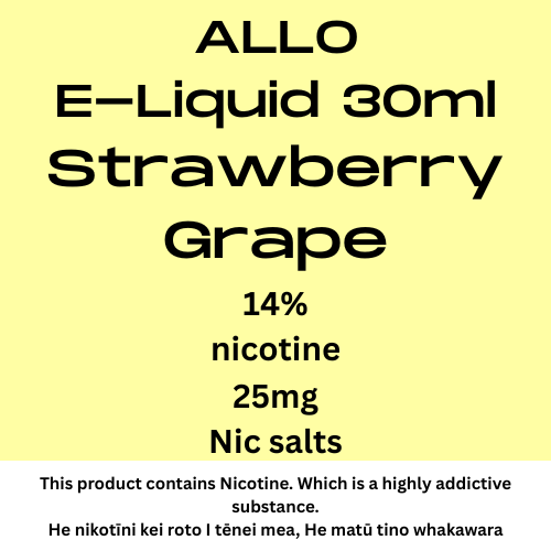 ALLO ALoe Strawberry Grape 25mg Nic Tote