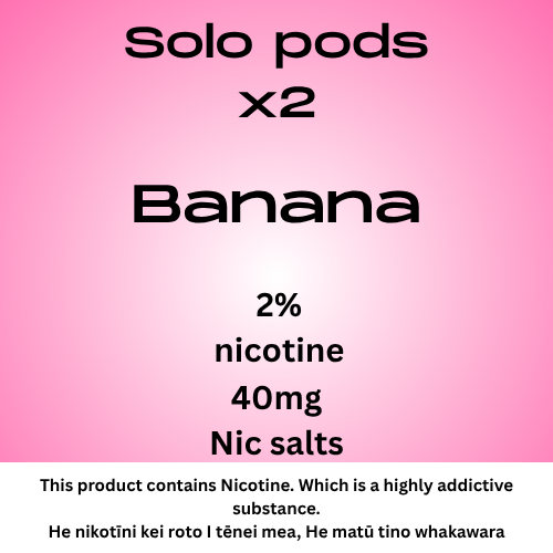 Solo Pods Banana 2% Nicotine