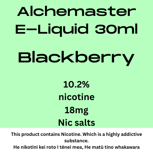 Alchemaster Blackcurrant 18mg Tote Nic
