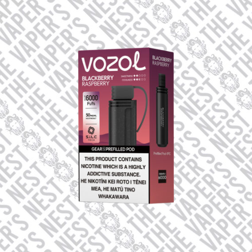 VOZOL Gear S Pod Blackberry Raspberry 50mg Nic Salt