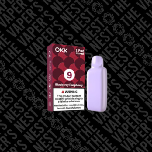 OKK Blue Raspberry 30mg Nic Salt Pod 5000 Puff