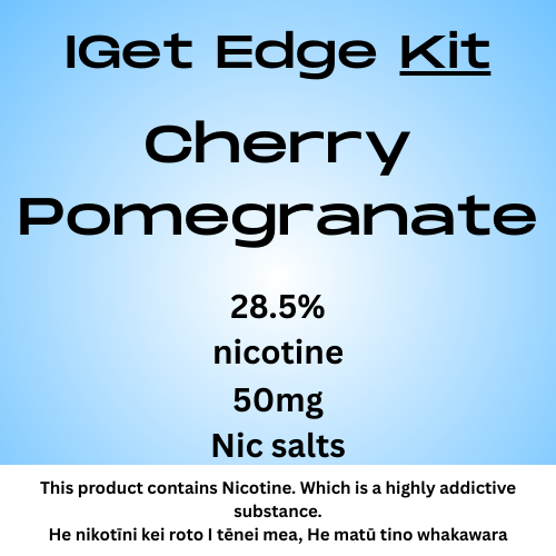 Iget Edge Kit Cherry Pomegranate 28.5mg Nicotine