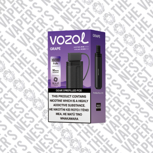 VOZOL Gear S Pod Grape 50mg Nic Salt