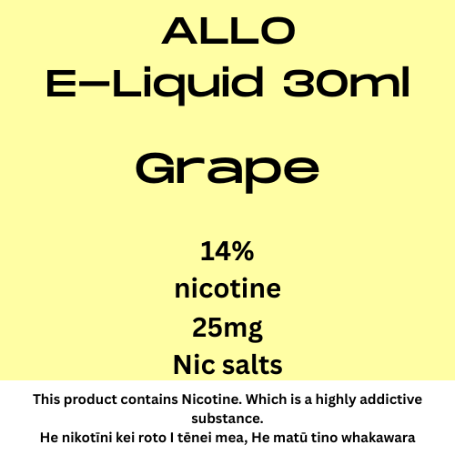ALLO Grape 25mg Nic Salt 30ml