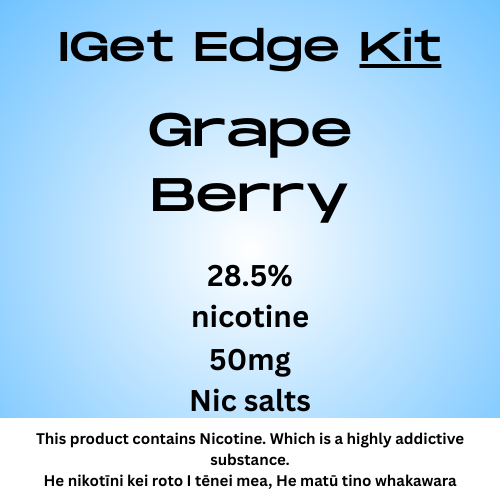 Iget Edge Kit Gape Berry 28.5mg Nicotine