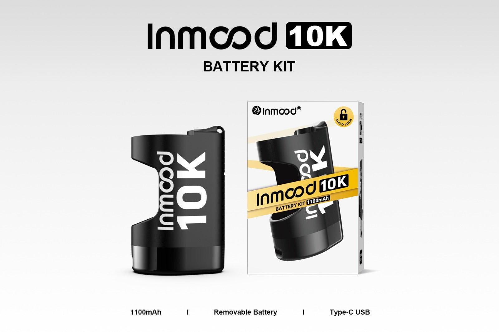 Inmood 10k Battery Black