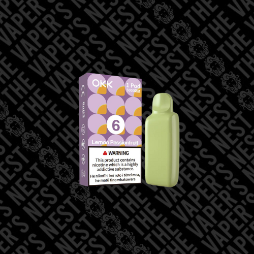 OKK Lemon Passionfruit 28.5mg Nic Salt Pod 5000 Puff