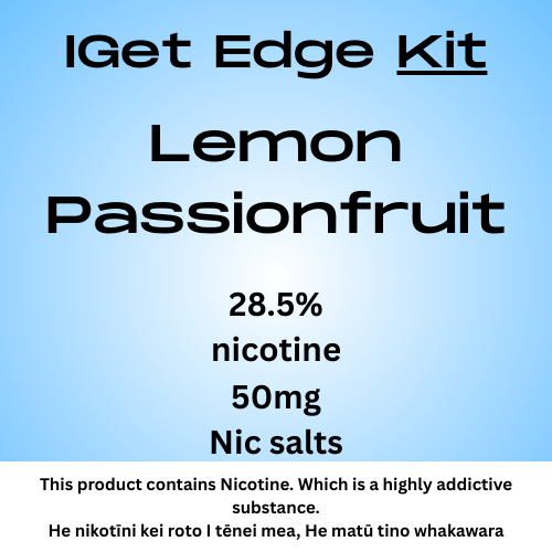 Iget Edge Kit Lemon Passionfruit 28.5mg Nicotine