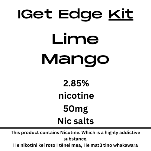 Iget Edge Kit Lime Mango 28.5mg Nicotine