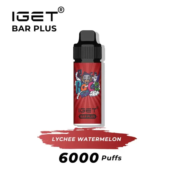 Iget Bar Plus Kit Lychee Watermelon 40mg Nic Salt
